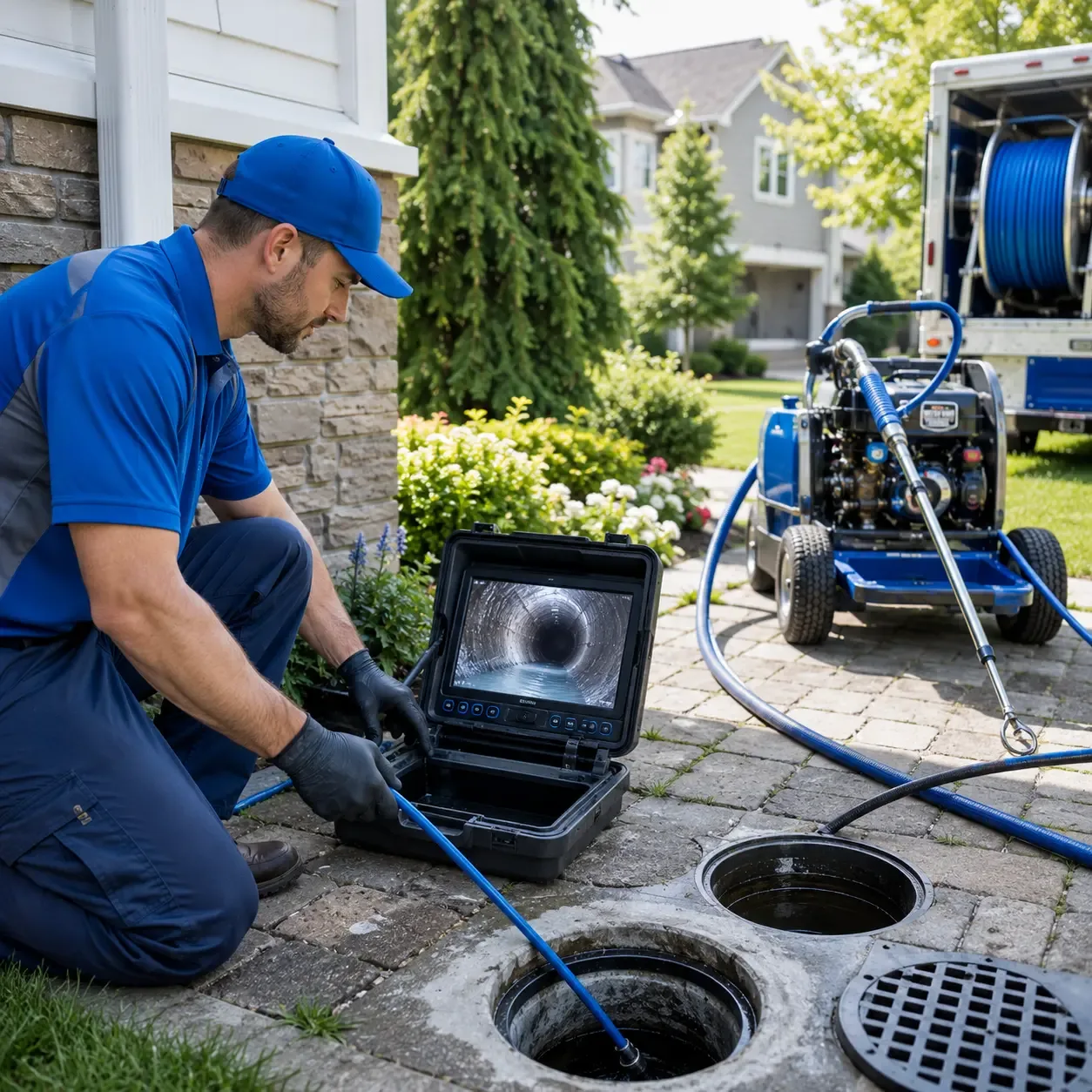 Outdoor drain cleaning professionals serving Weatogue, CT